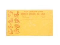 [CIRCUS]. Unequalled in the World! Van Amburgh & Co.'s Great Golden Menagerie. N.p.: N.p., 1871.
