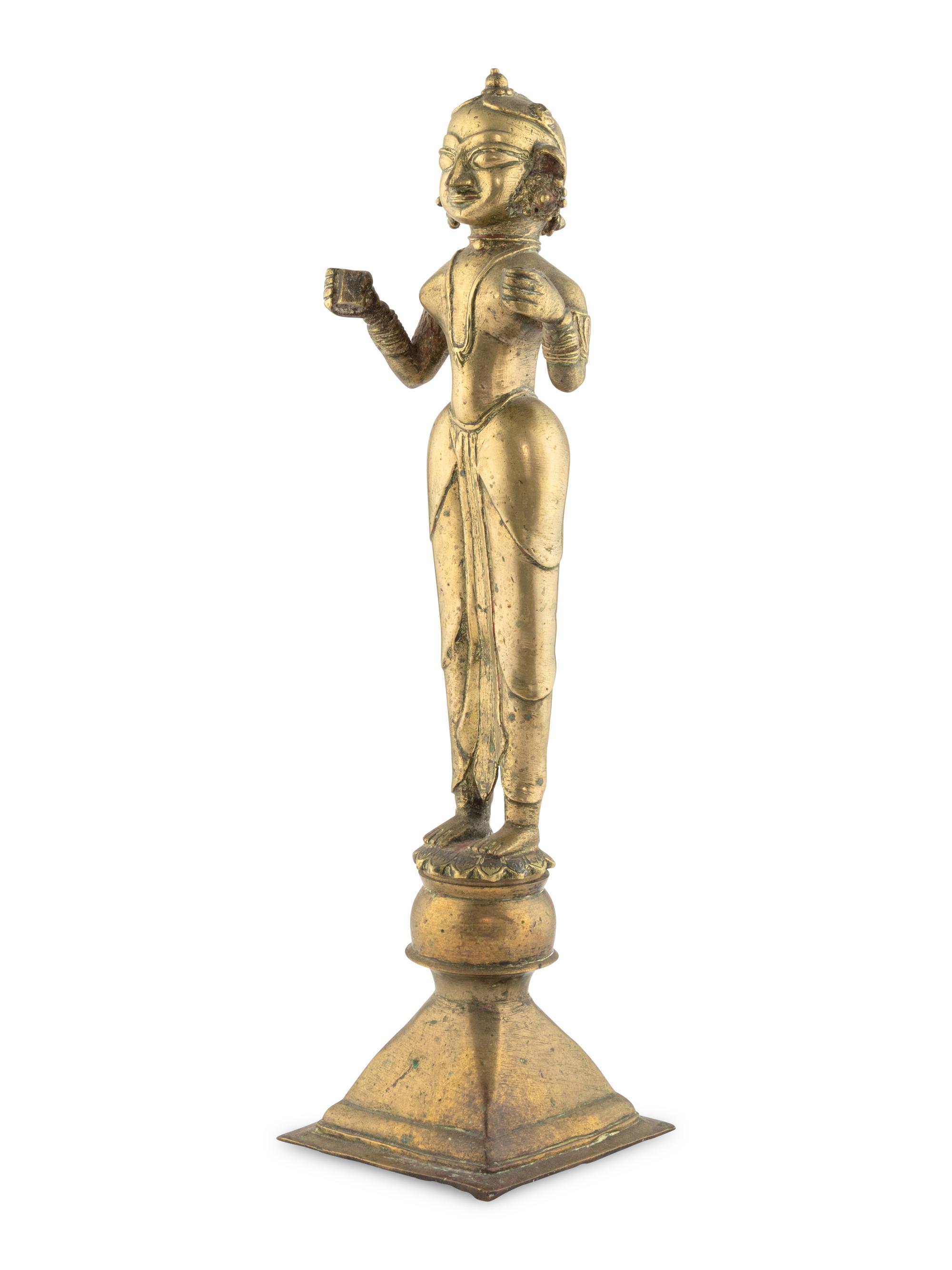 An Indian Brass Figure