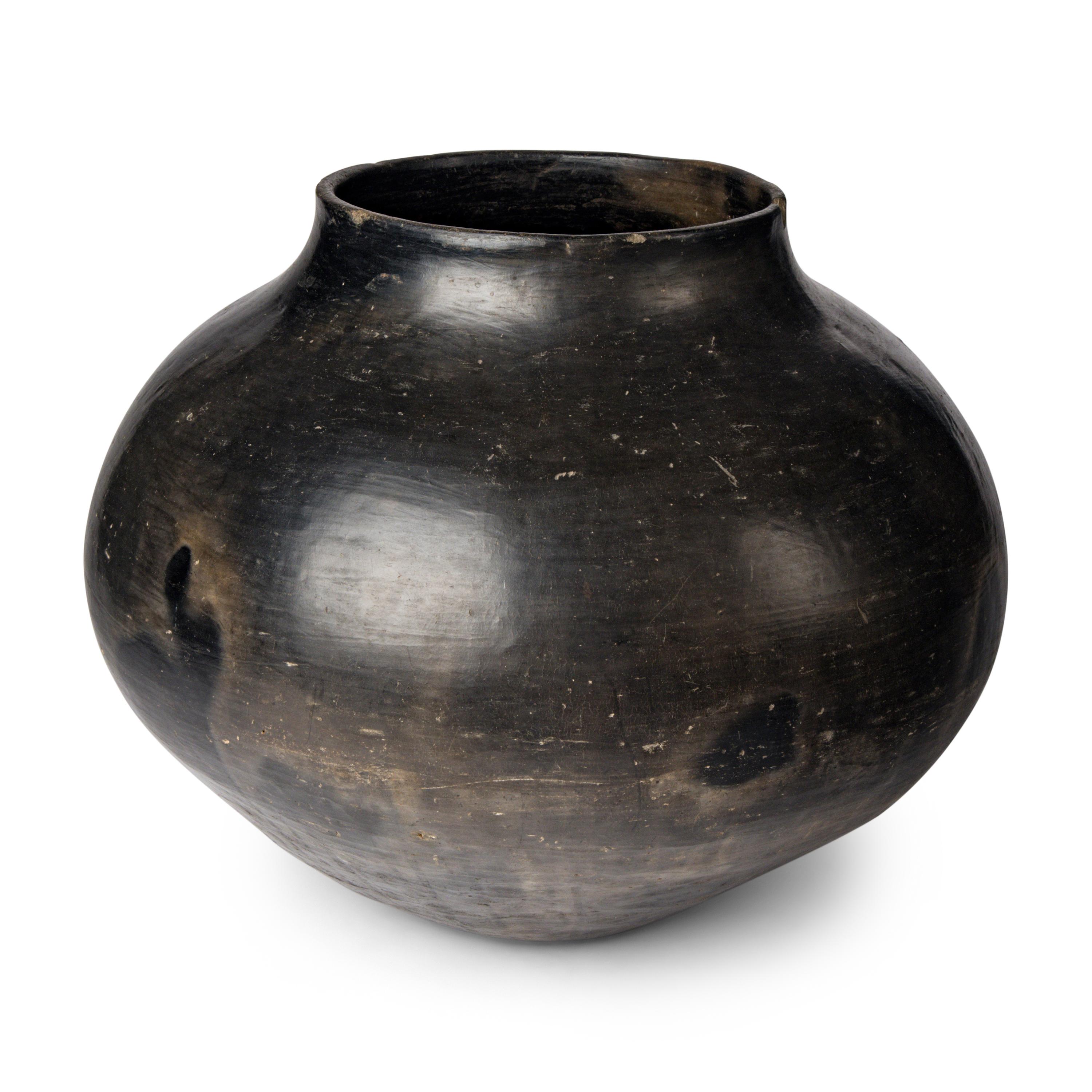 Santa Clara Pottery Storage Olla