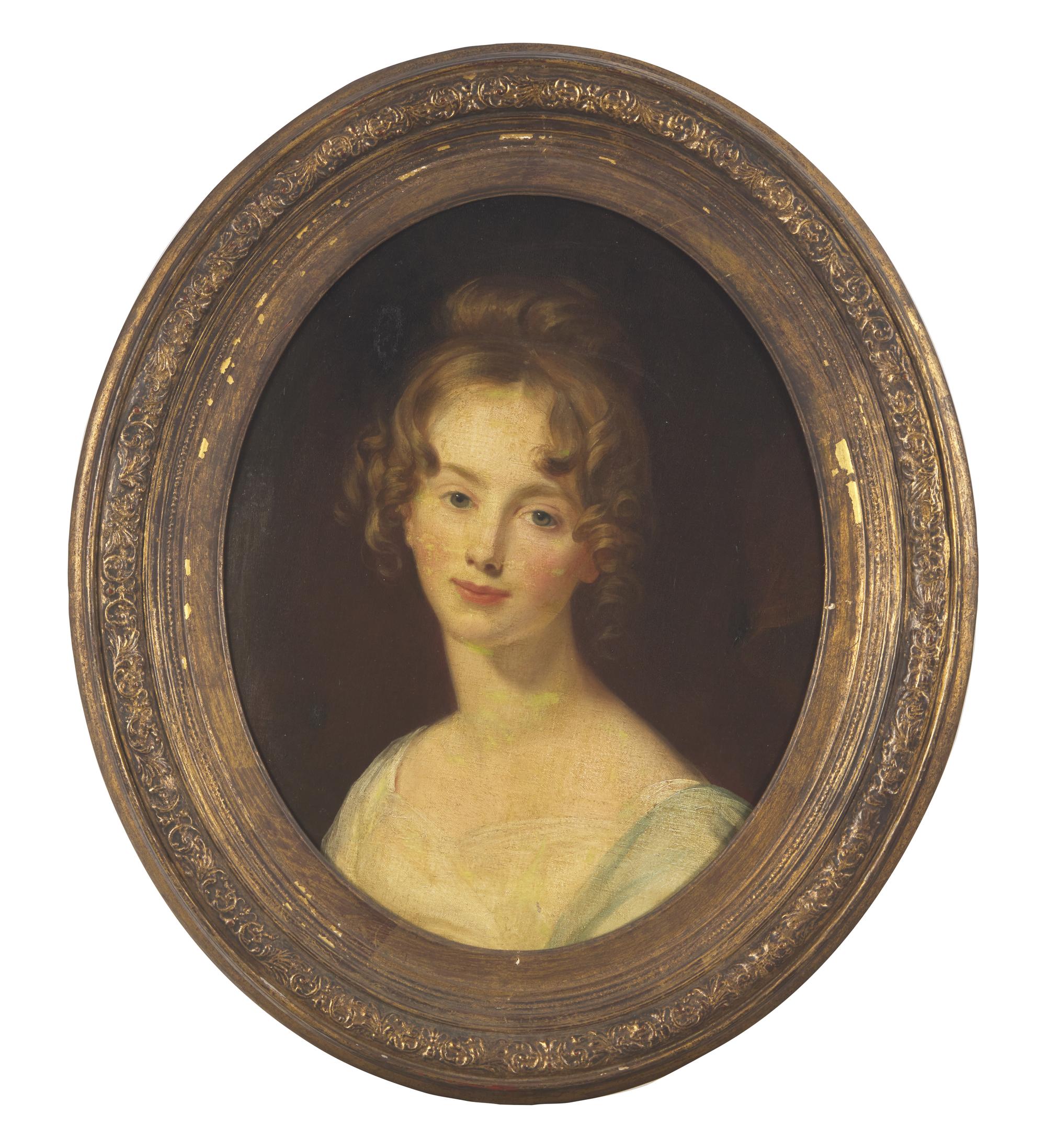 Attributed to Thomas Sully (1783-1872), A Portrait Of A Young Lady