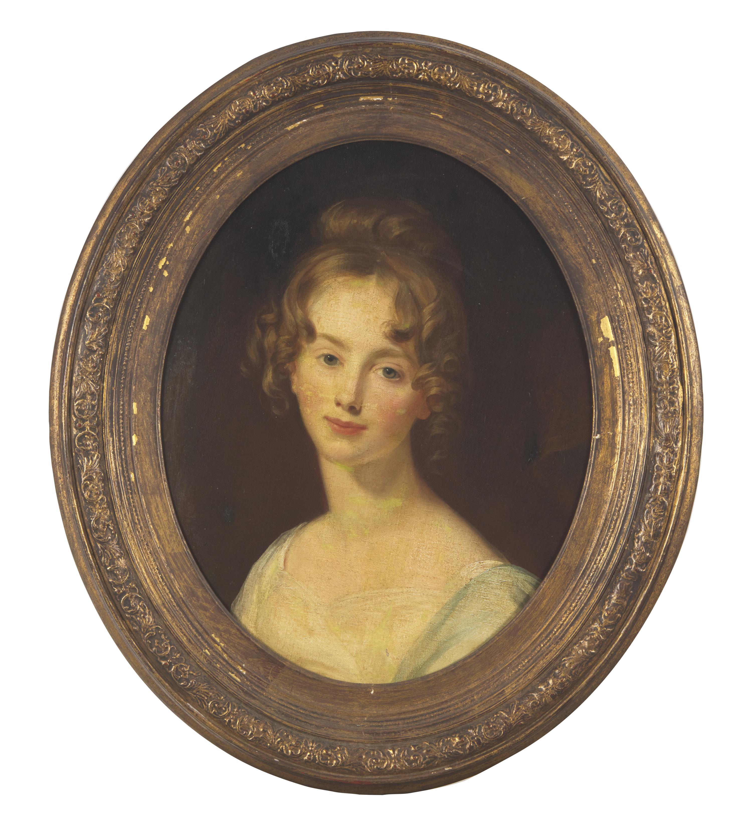 Attributed to Thomas Sully (1783-1872), A Portrait Of A Young Lady