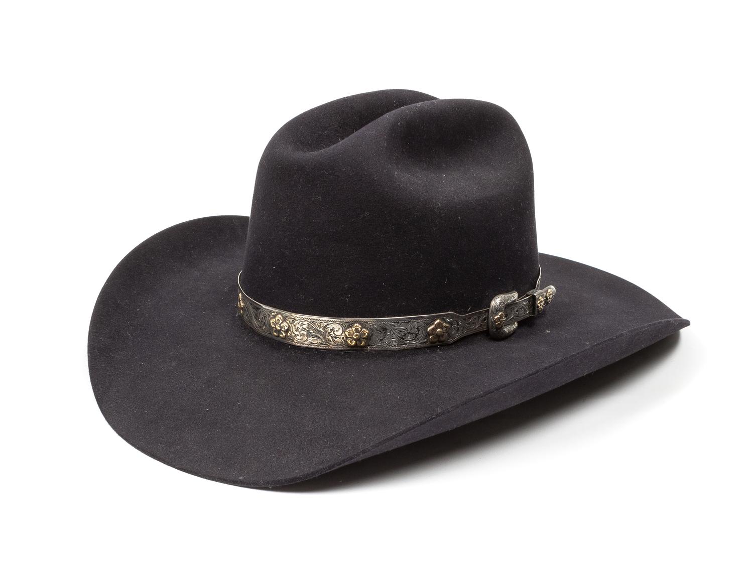 A Custom Made Cowboy Hat, Rand's Billings, Montana Size unknown