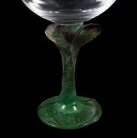 A Set of Daum Nature Pâte-de-Verre Glasses and an Ewer