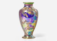 A Daisy Makeig-Jones Decorated Wedgwood Fairyland Lustre "Willow" Vase, UK, circa 1925