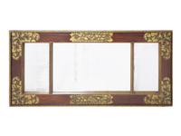 A Federal Grained and Stencil-Decorated Overmantel Mirror, Possibly Baltimore, MD, Circa 1815