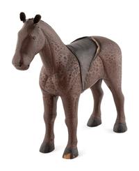 A Folk Art Carved and Painted Wooden Horse