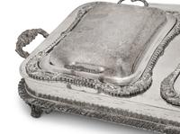 A Group of Silver-Plate Covered Serving Dishes