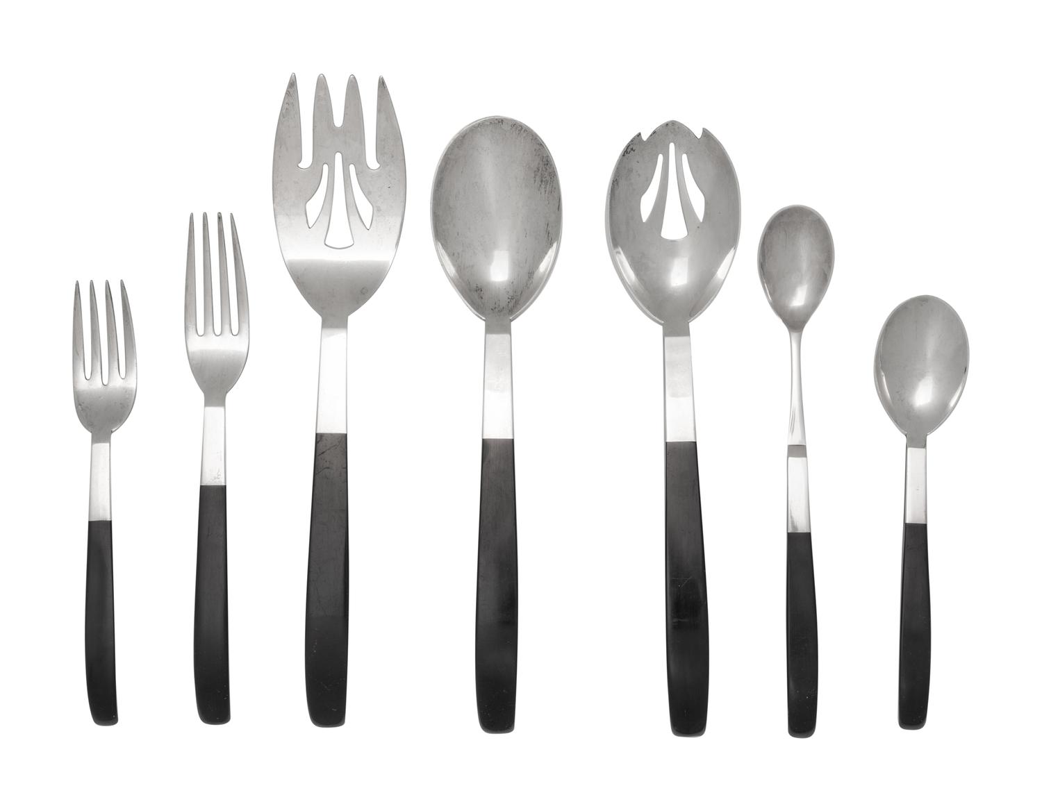 A Group of American Silver Flatware