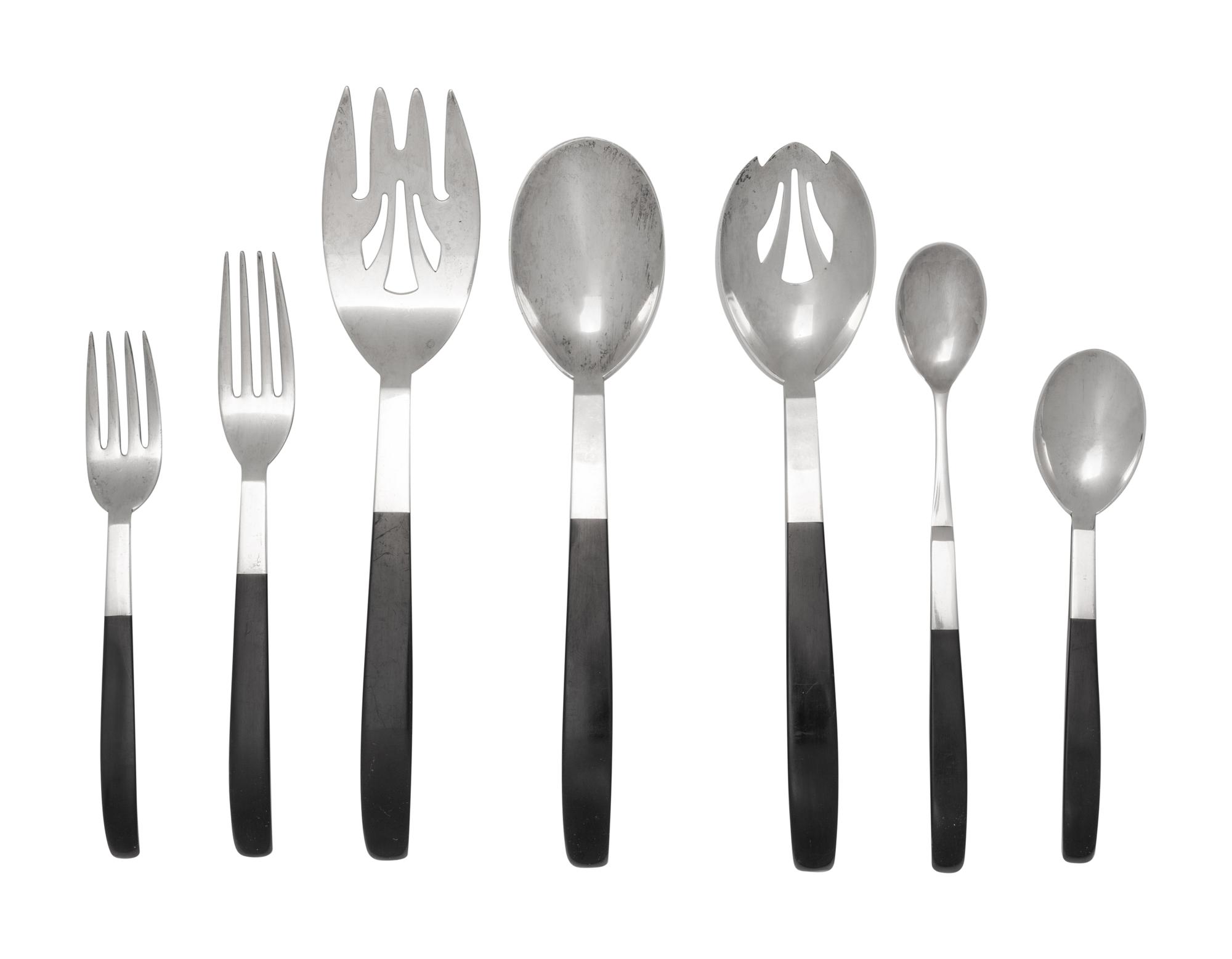 A Group of American Silver Flatware