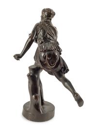 A Grand Tour Bronze Figure of Diana
