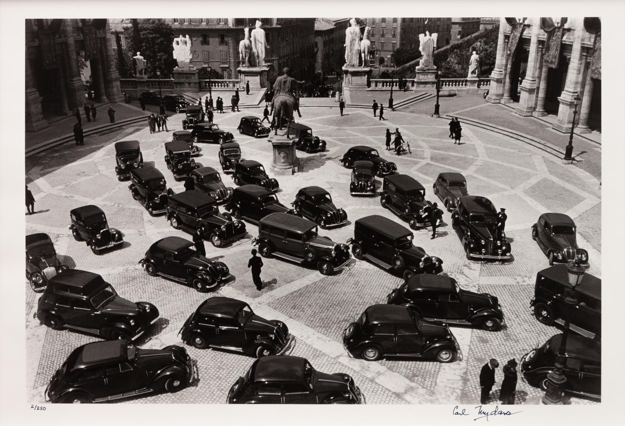 A group of four photographs ( Ministers Meeting, Rome, 1940; Preparing the Land to Plant Rice , 1949; Unloading Rice at Kobe , 1949; Bricks for Building, Greenbelt, MD, c. 1939)