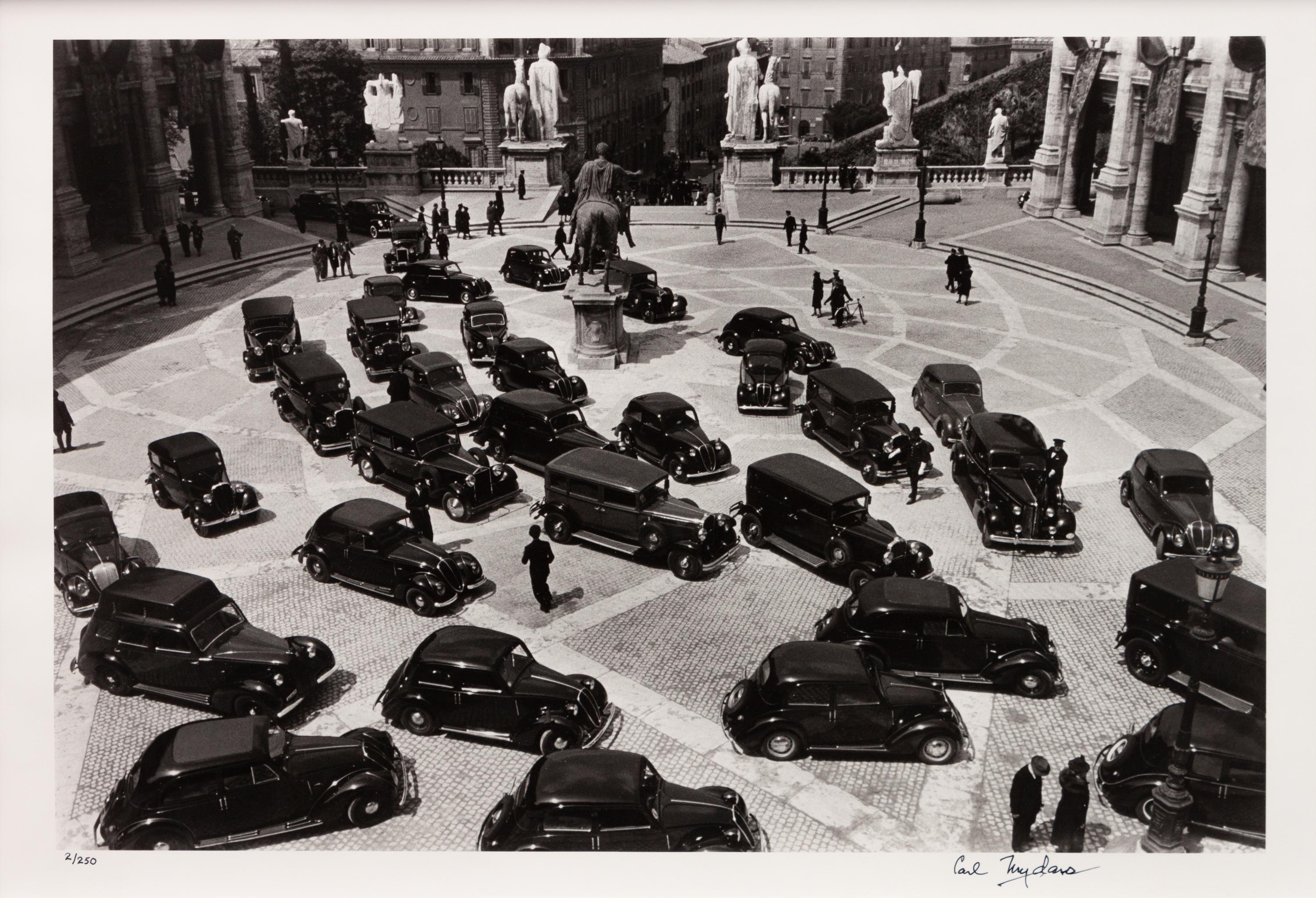A group of four photographs ( Ministers Meeting, Rome, 1940; Preparing the Land to Plant Rice , 1949; Unloading Rice at Kobe , 1949; Bricks for Building, Greenbelt, MD, c. 1939)