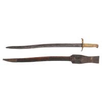 Confederate Saber Bayonet Attributed to Leech & Rigdon with Cook & Brother Type Hilt