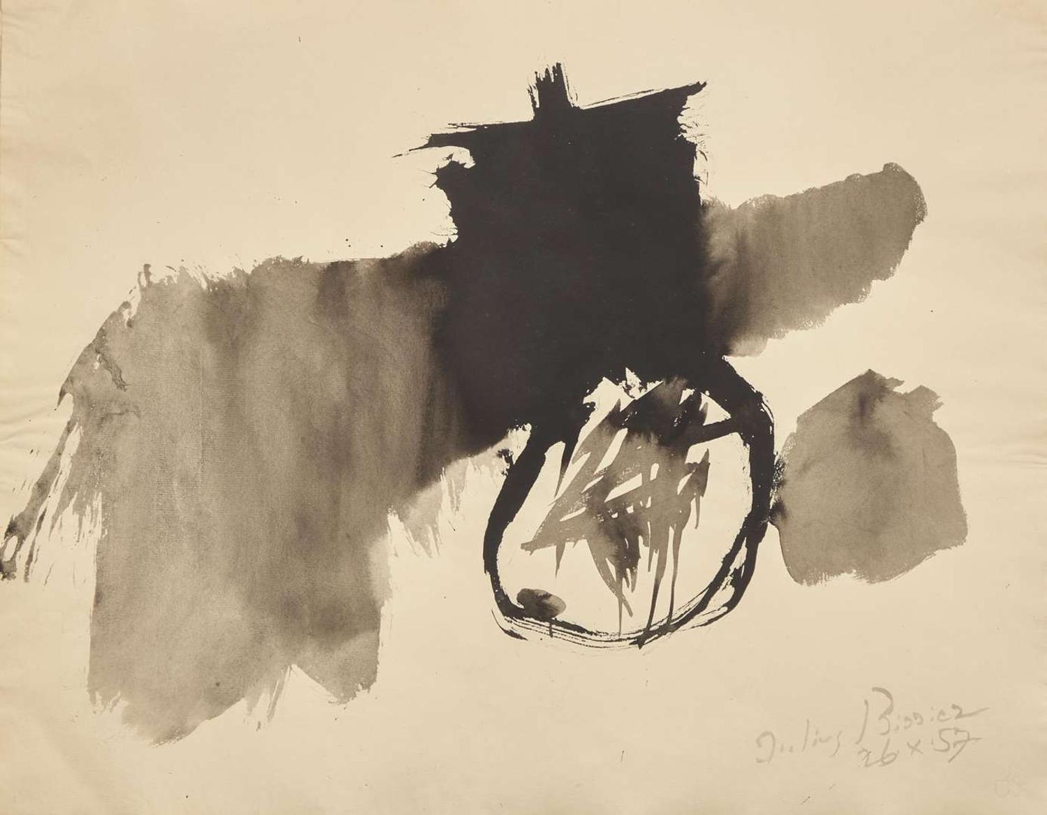 Julius Bissier (German, 1893-1965) - Untitled