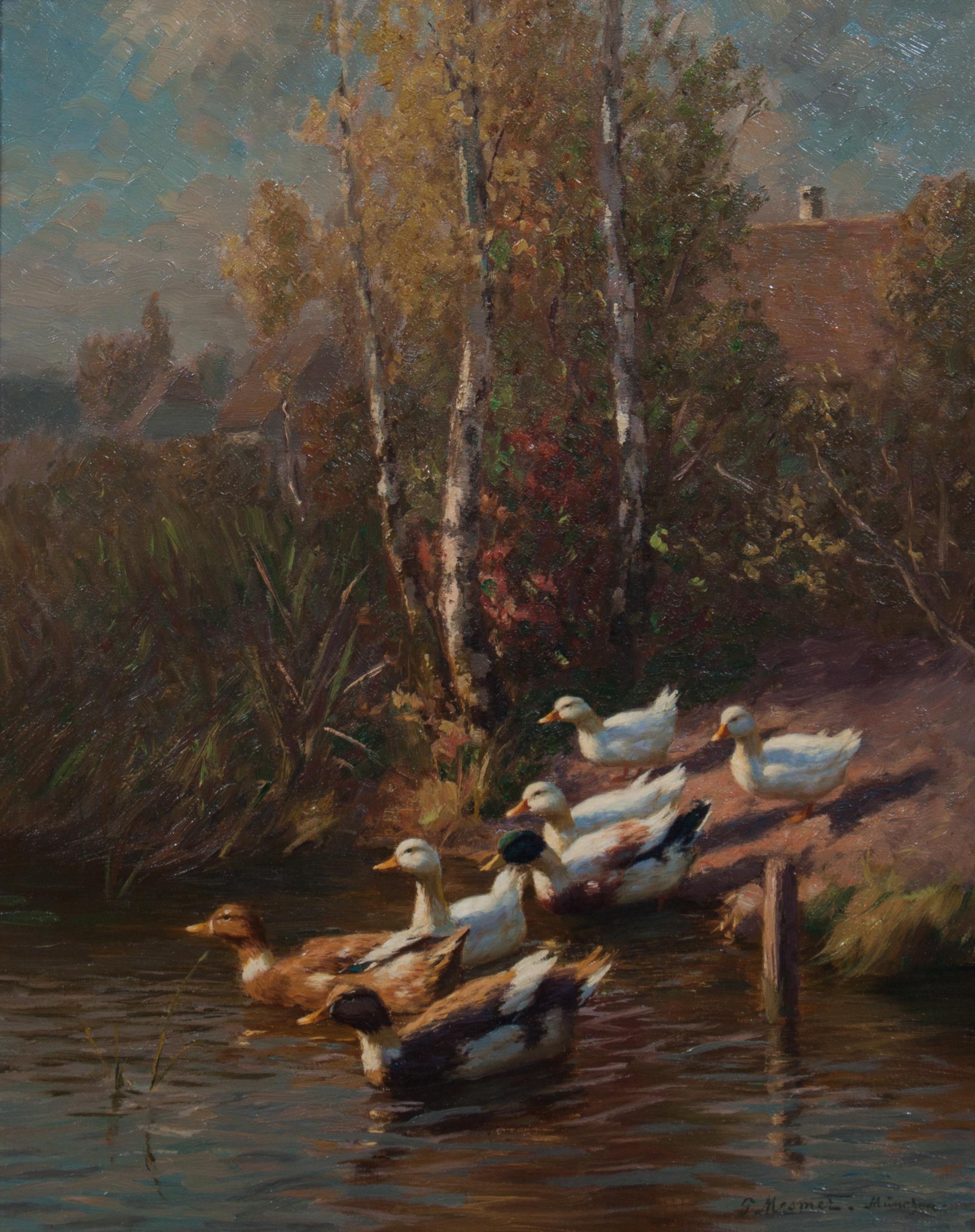 Gustav Mesmer, (German, b. 1865) , Ducks