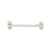 Cartier, Paris, Art Deco, Seed Pearl, Enamel, and Yellow Gold Brooch