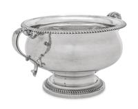 An English Silver Punch Bowl