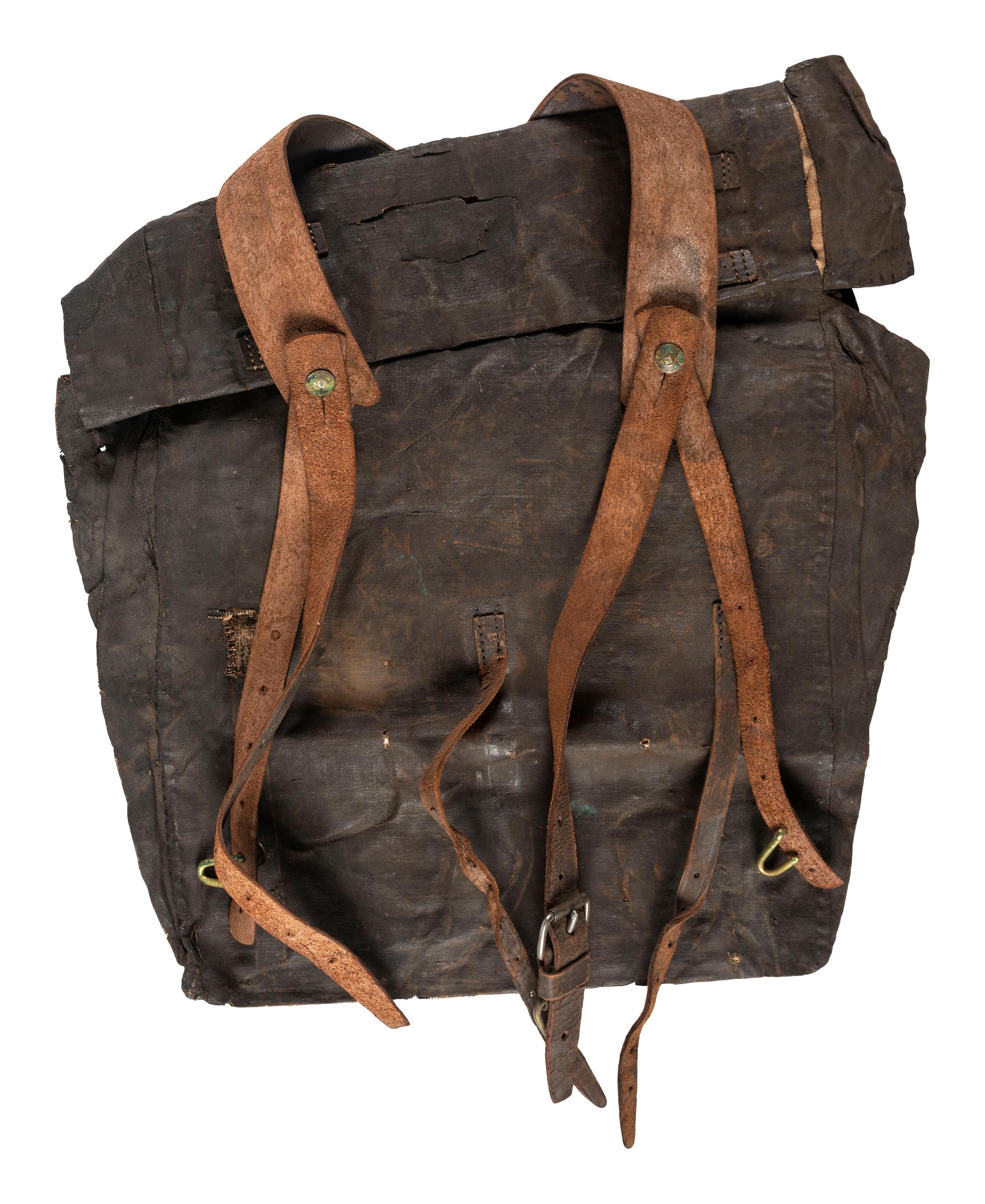[CIVIL WAR]. Federal issue double bag knapsack.