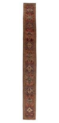 A Tabriz Wool and Silk Runner