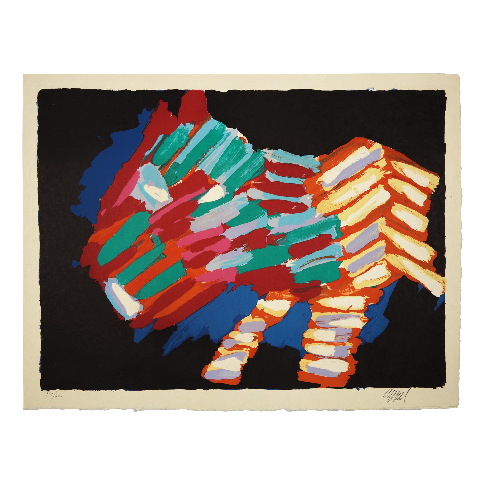 Karel Appel (Dutch, 1921-2006) — Cats (complete portfolio of seventeen lithographs, with title page and portfolio case), 1978