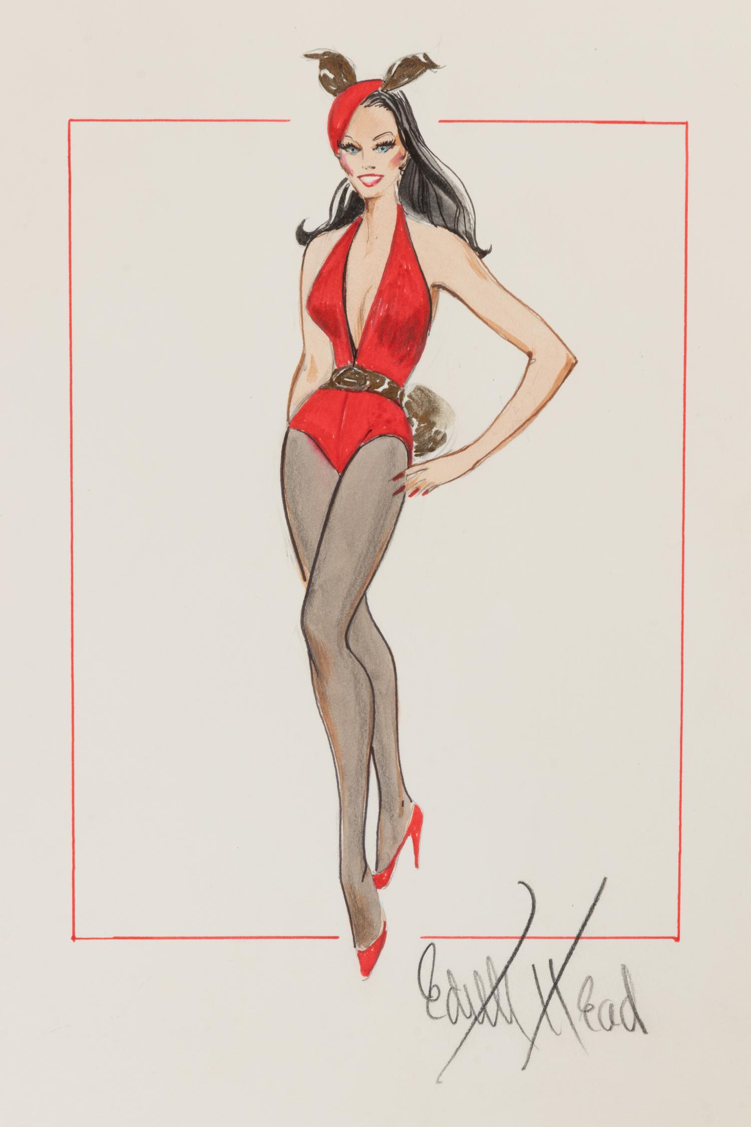 Playboy Illustration by Edith Head, 1970s