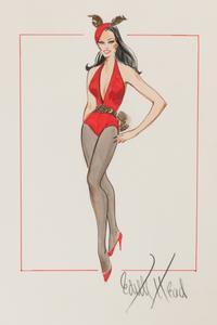 Playboy Illustration by Edith Head, 1970s