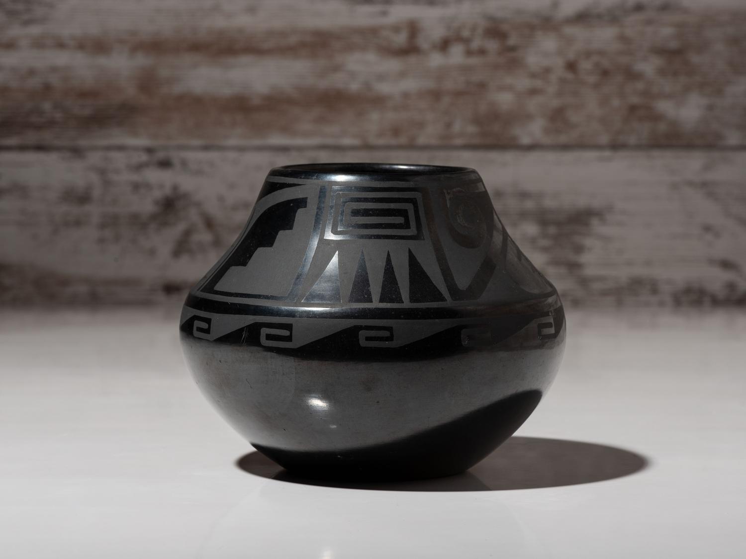 Blackware Pottery Jar, July 1967