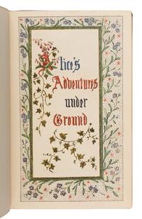 Dodgson, Charles Lutwidge (“Lewis Carroll”) (1832-1898). Alice’s Adventures Under Ground . [Camden, New Jersey: privately printed for Eldridge R. Johnson by Max Jaffe of Vienna, 1936].