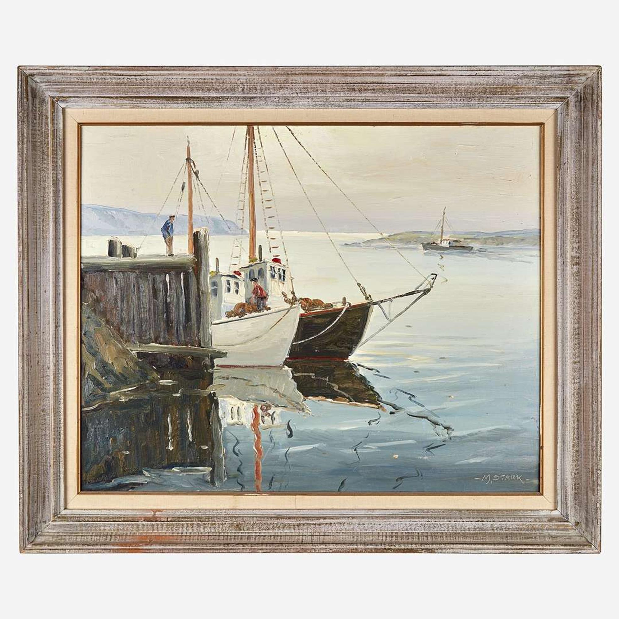 Melville F. Stark (American, 1903-1987) Rockport Harbor