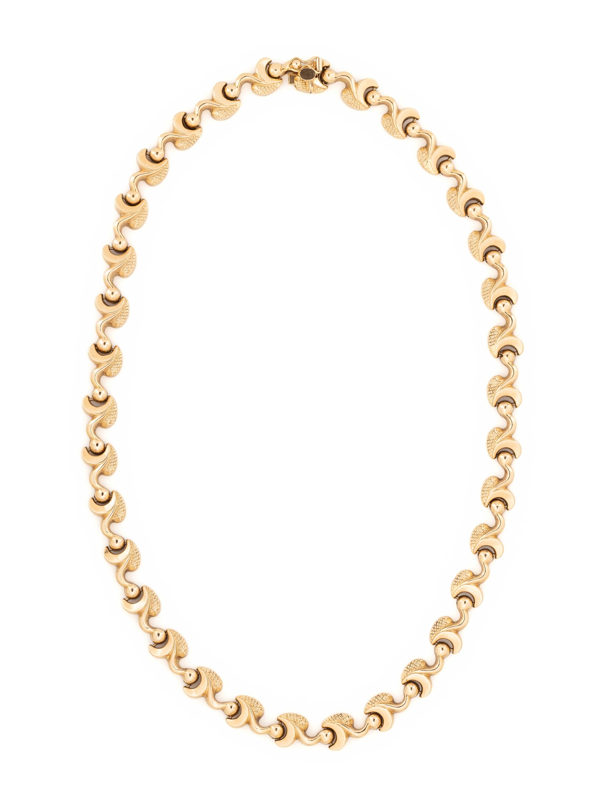 YELLOW GOLD NECKLACE