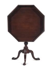 A George III Style Mahogany Tilt-Top Table