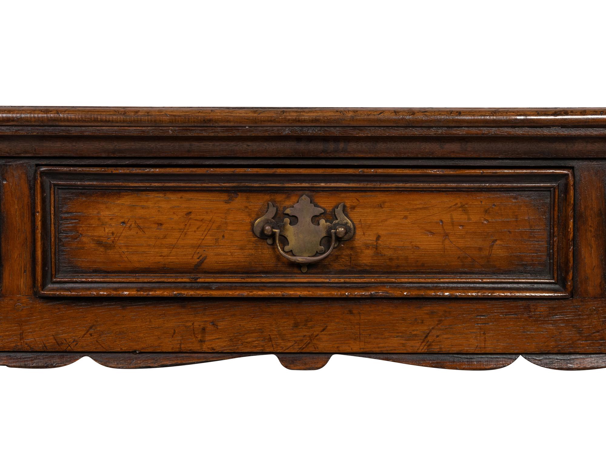 A George III Oak Serving Table