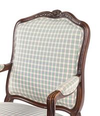 A Louis XV Style Walnut Fauteuil