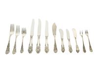 An American Silver Flatware Service — R. Wallace and Sons Mfg. Co., CT