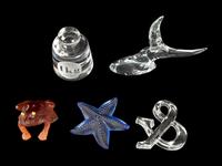 Five Modern Glass Paperweights