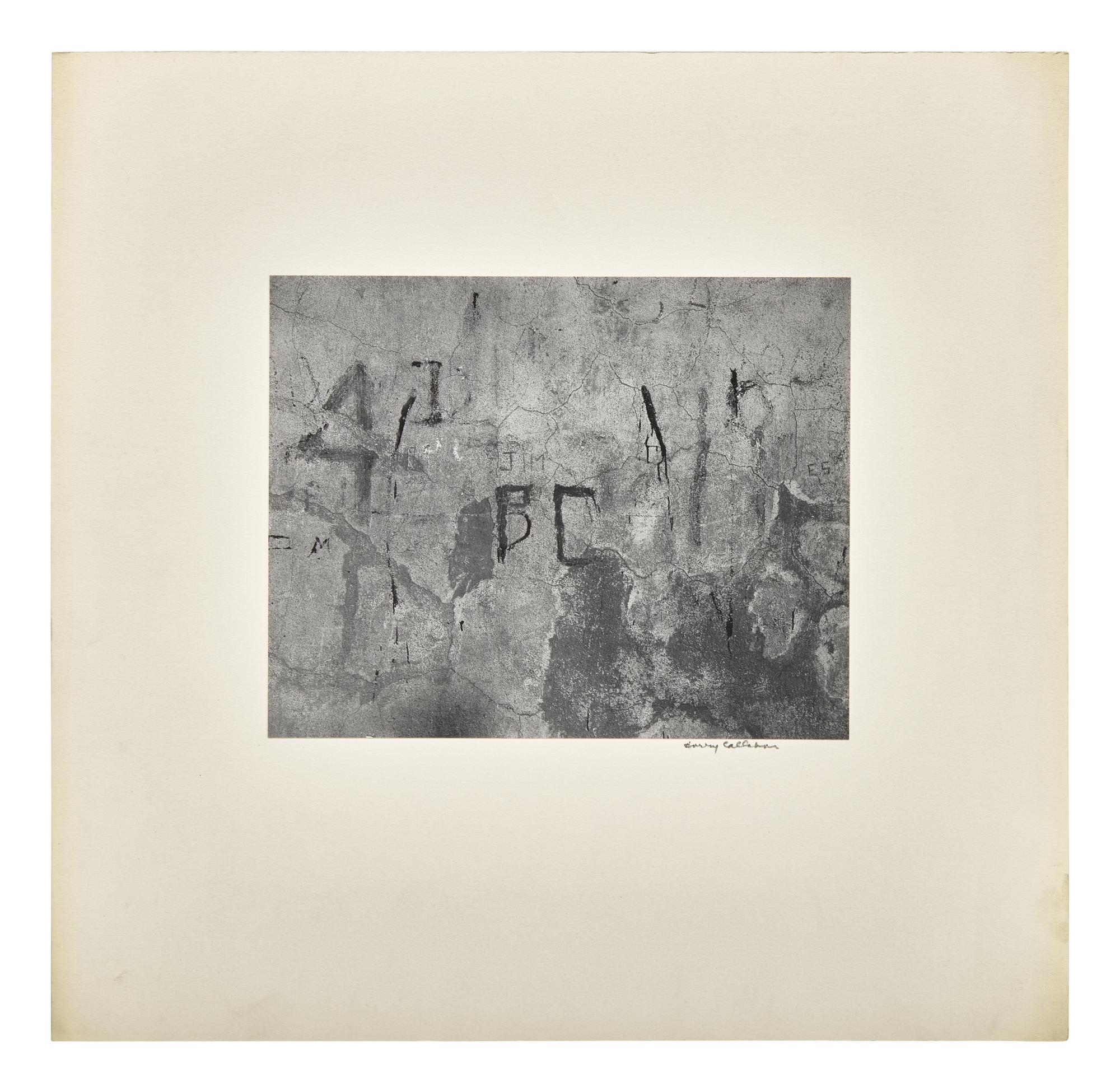 New York, 1945 and Torn Sign , 1946 (two works)