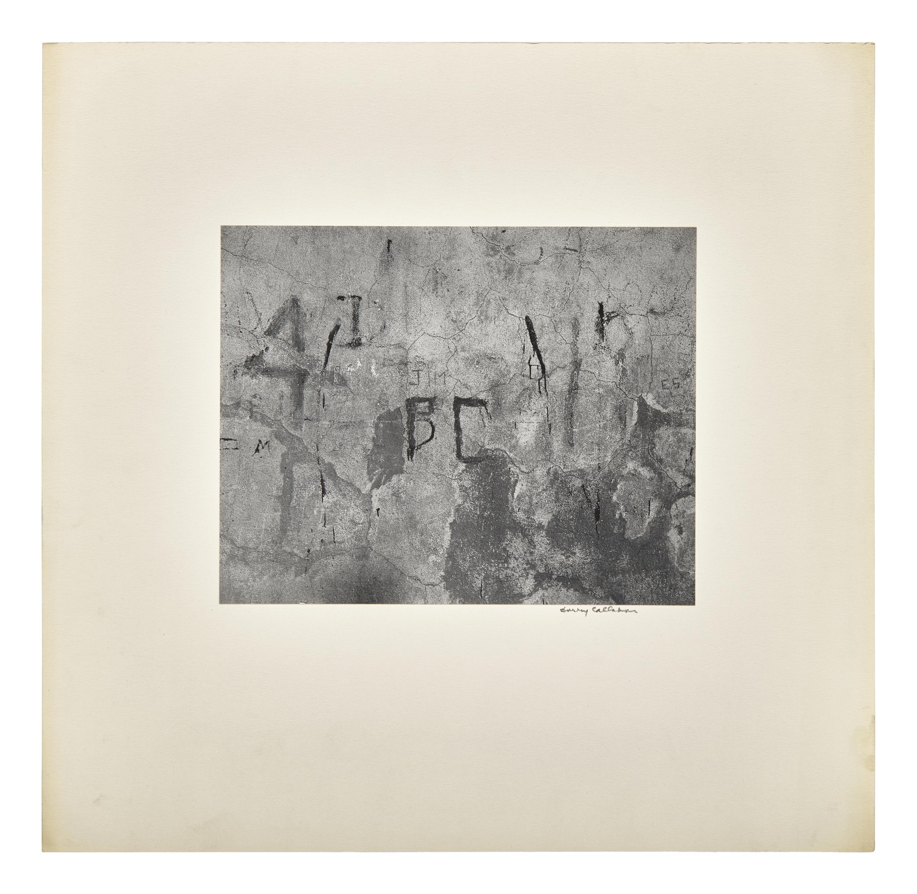 New York, 1945 and Torn Sign , 1946 (two works)