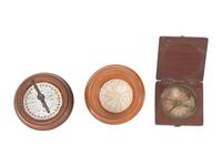 [CIVIL WAR]. Drafting set possibly used by Civil War engineer. [ With: ] Compasses & other artifacts.