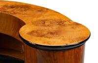 A Biedermeier Style Burlwood Desk