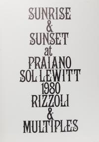 LEWITT, SOL. A group of 10 volumes.