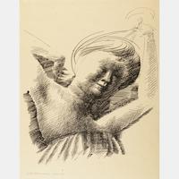 Woman Adjusting her Coiffure and Portrait Head (a pair of works)