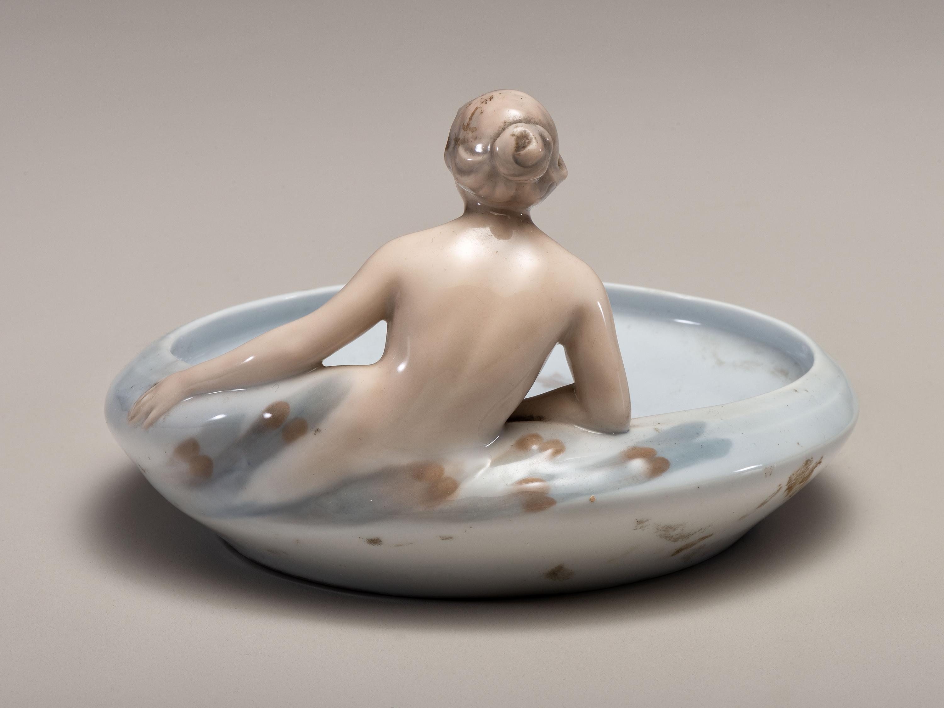 Mermaid Figural Bowl