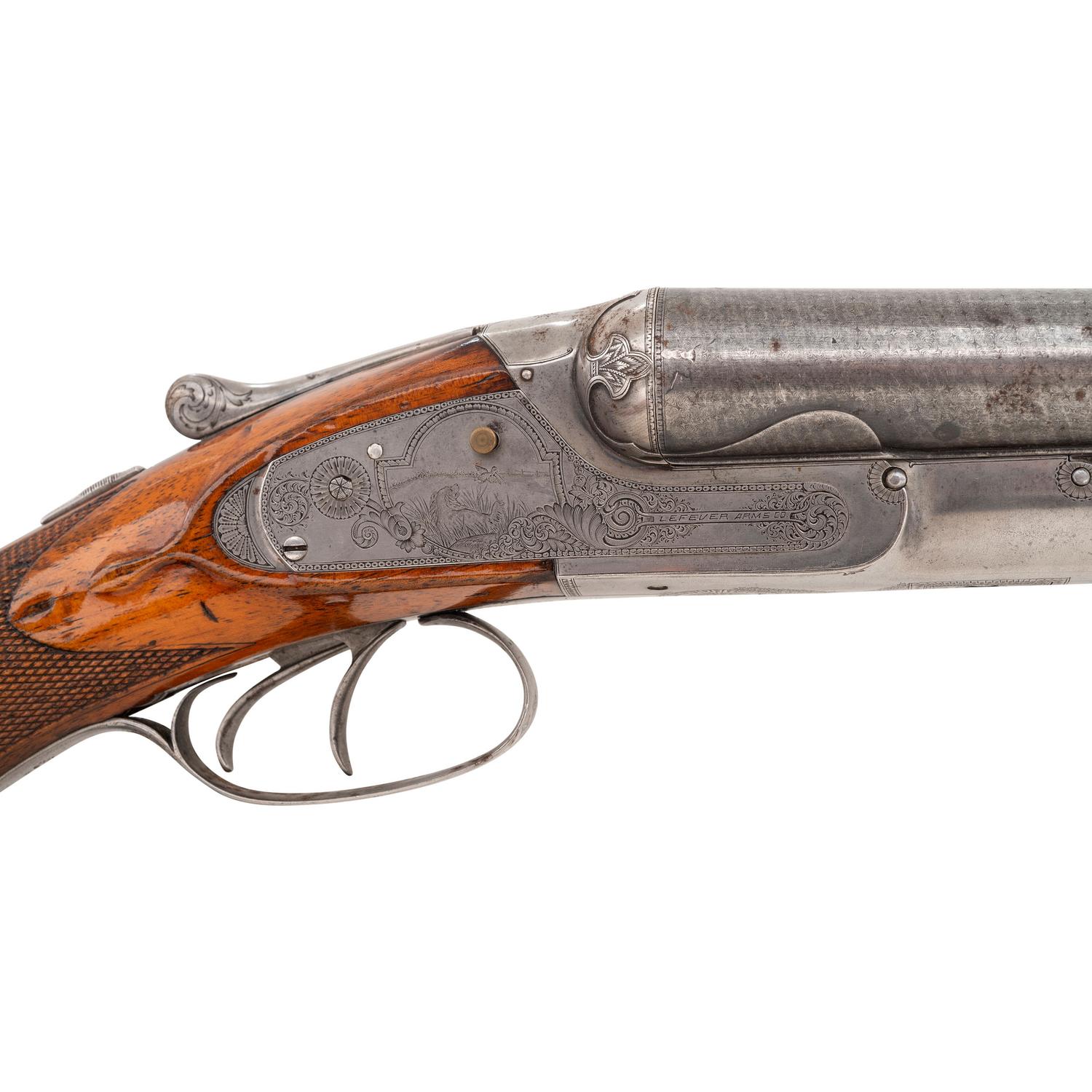 Lefever Arms Company B Grade 10 Gauge SxS Shotgun
