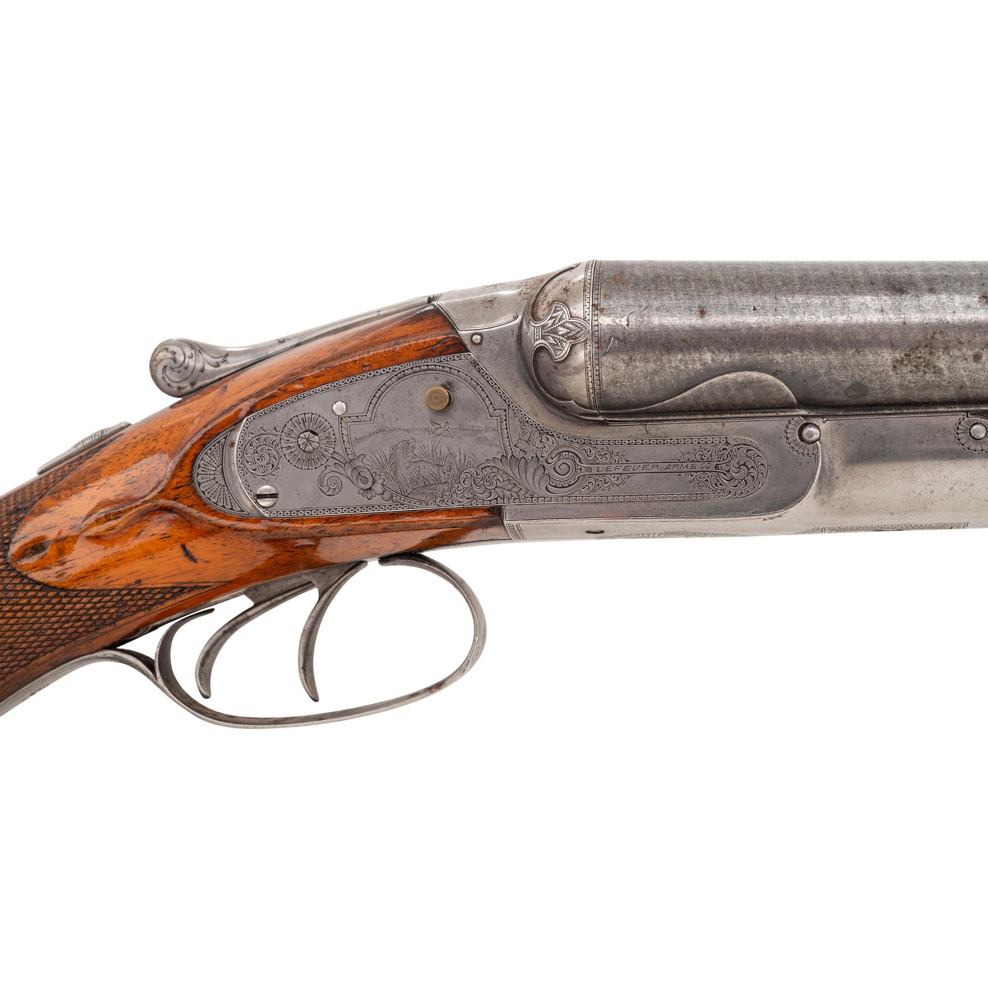 Lefever Arms Company B Grade 10 Gauge SxS Shotgun