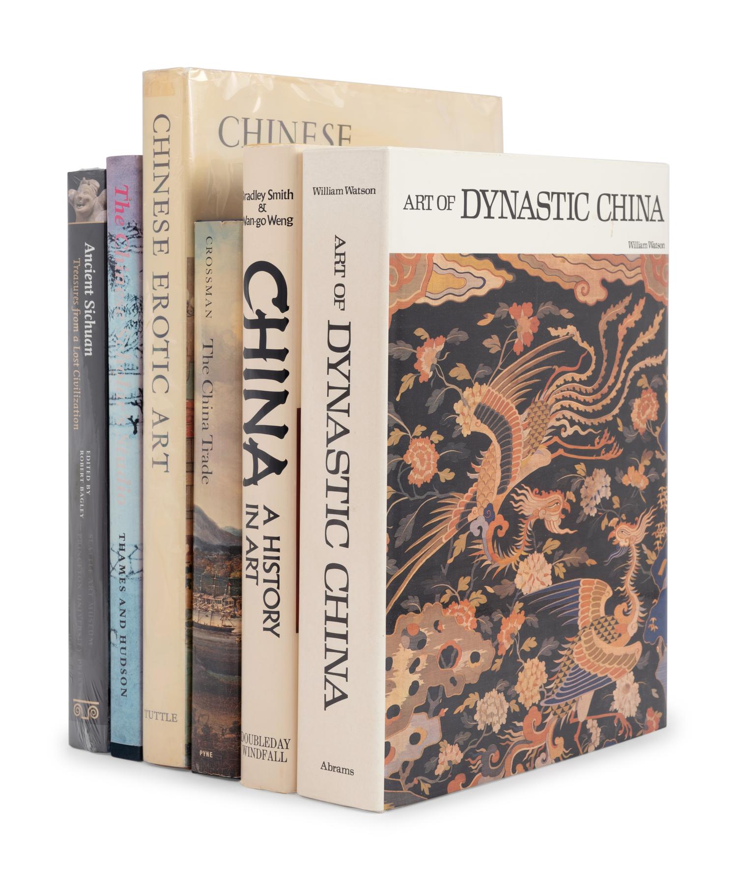 [CHINESE ART—REFERENCE] A large group of reference books and catalogues pertaining to Chinese art, with selected titles comprising: