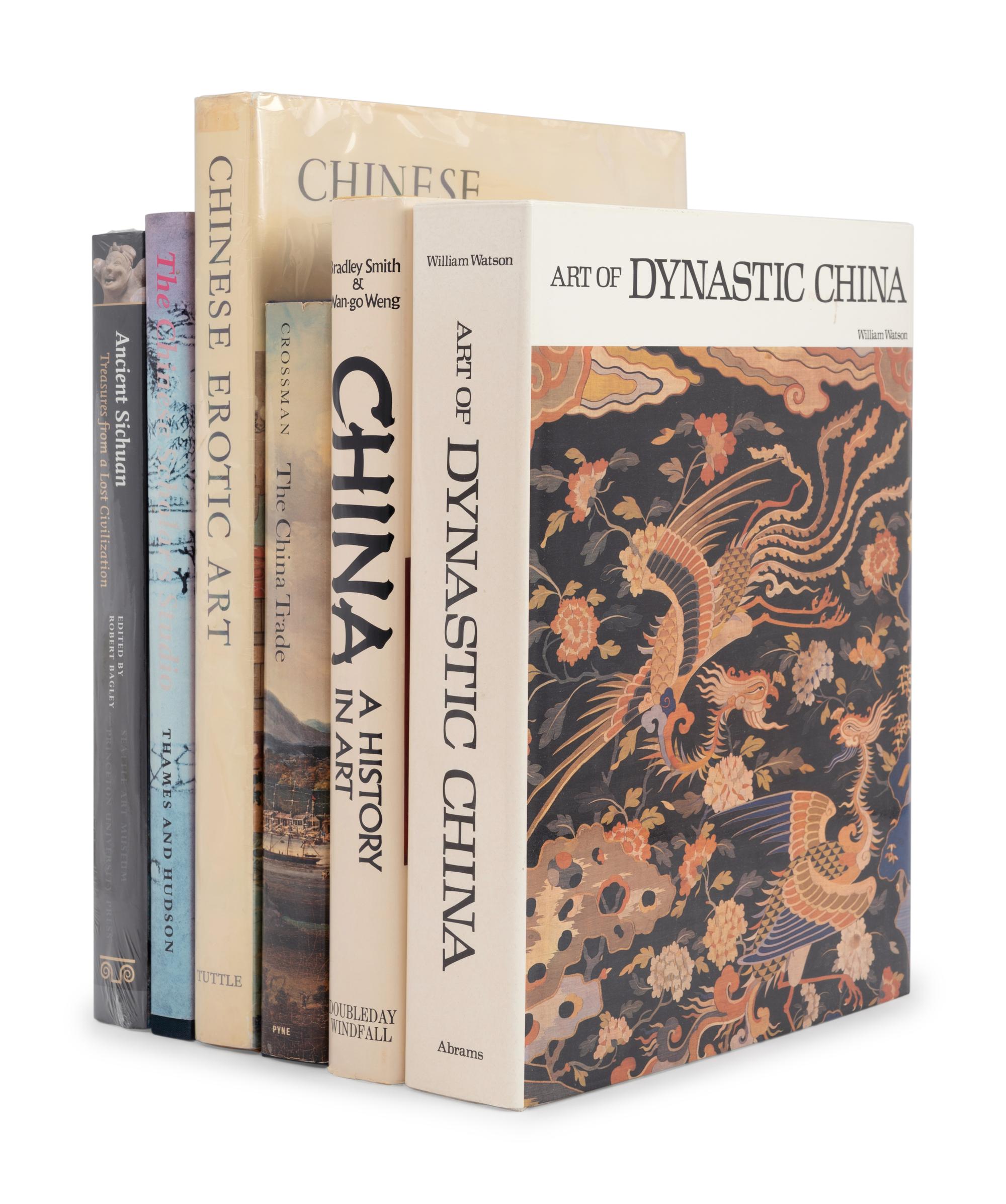 [CHINESE ART—REFERENCE] A large group of reference books and catalogues pertaining to Chinese art, with selected titles comprising: