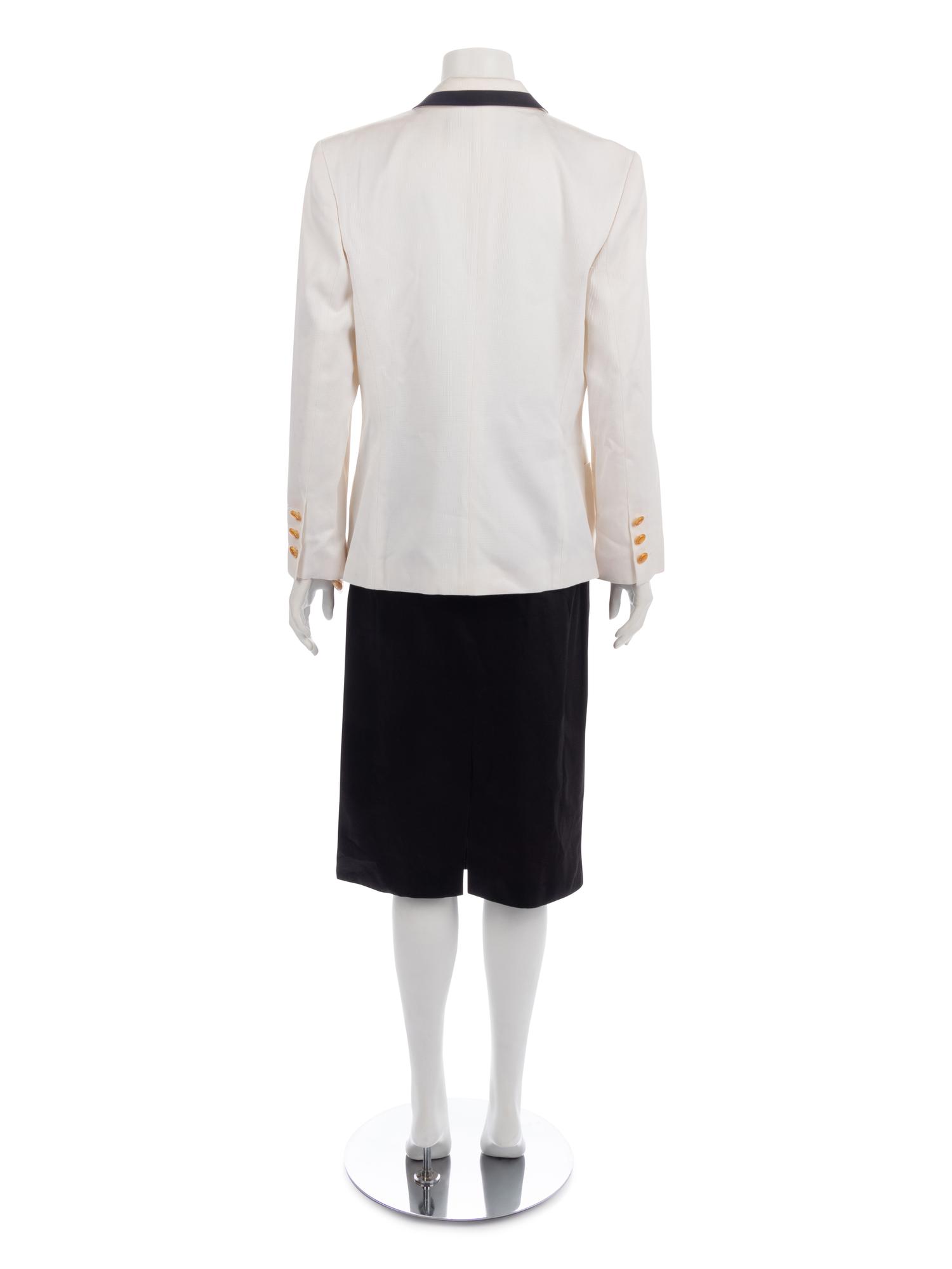 Two Louis Feraud Skirt Ensembles, 1980-90s
