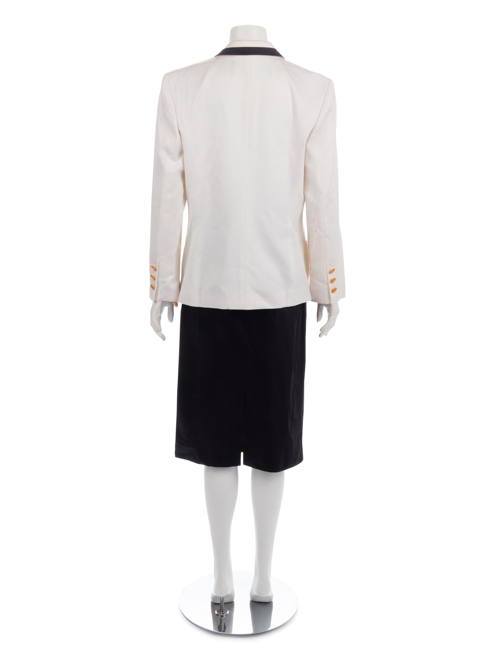 Two Louis Feraud Skirt Ensembles, 1980-90s