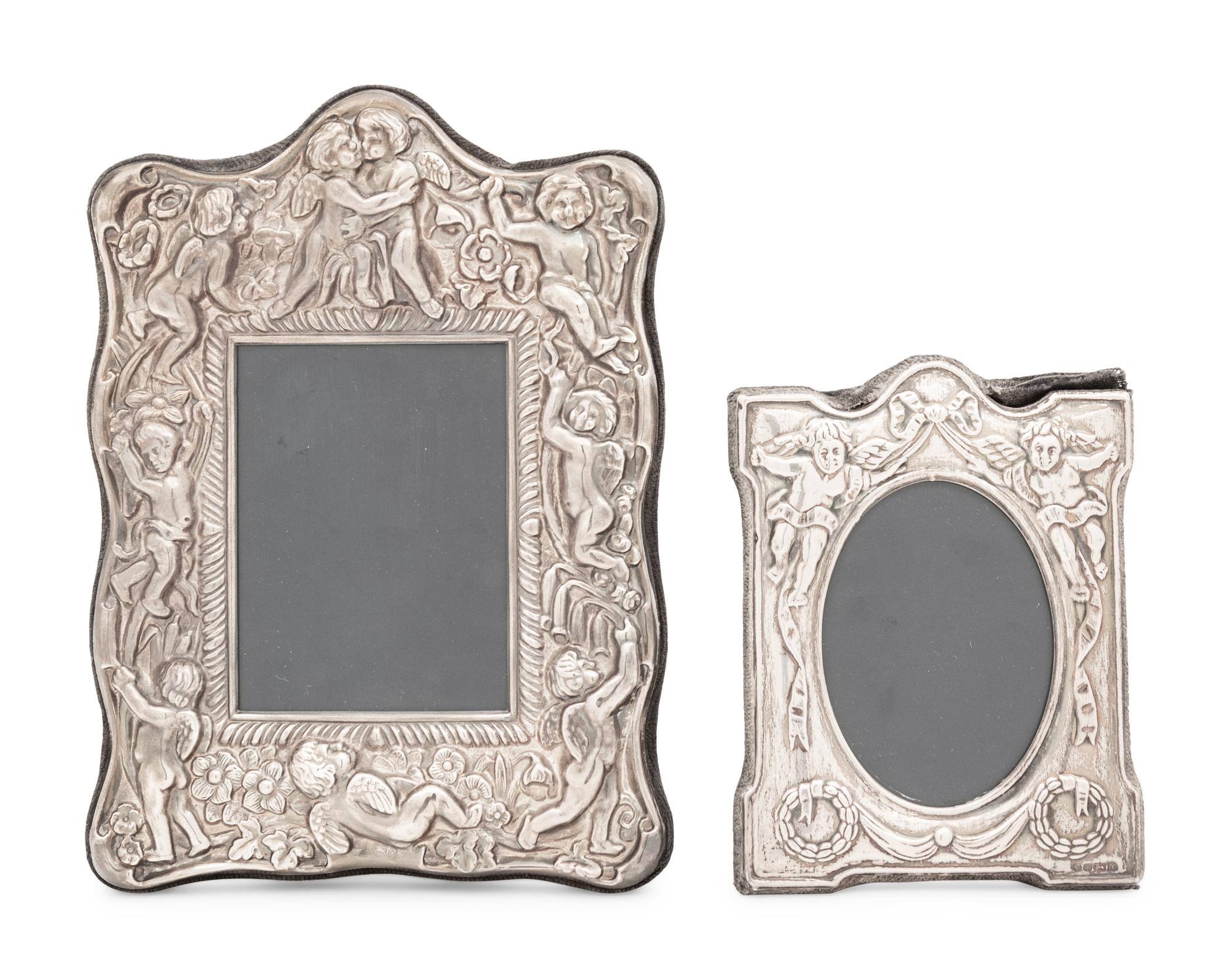 Two English Silver Picture Frames
