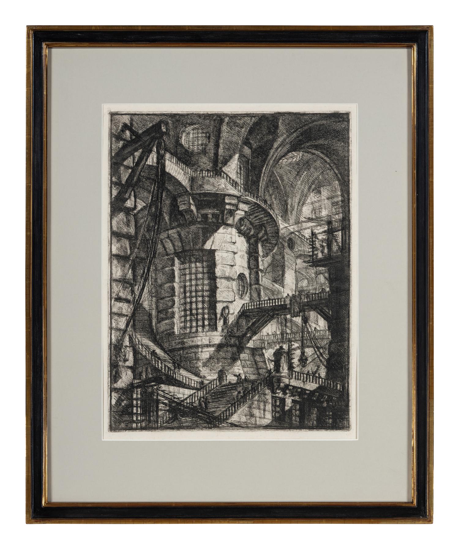 Plate I and Plate III from Carceri d'Invenzione